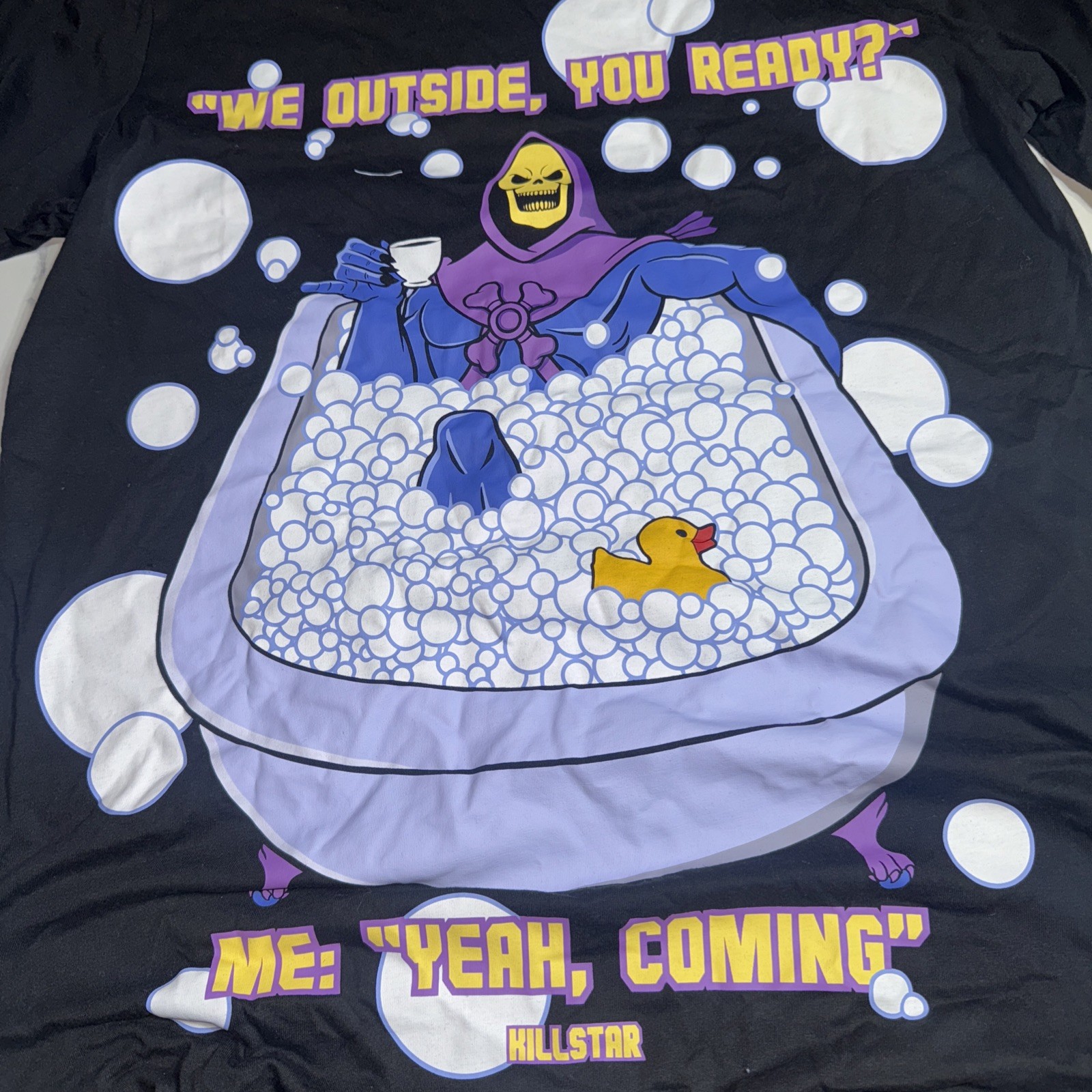 KILLSTAR x Skeletor "we Outside, You Ready" Sz MD Shirt Masters Of The Universe gallery