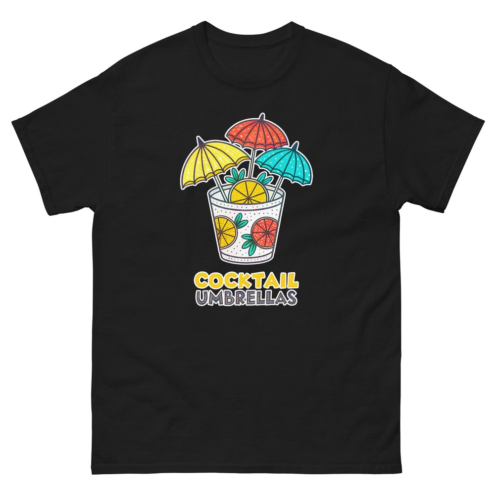 Cocktail Umbrellas Party Supplies Items Birthday Event T-Shirt