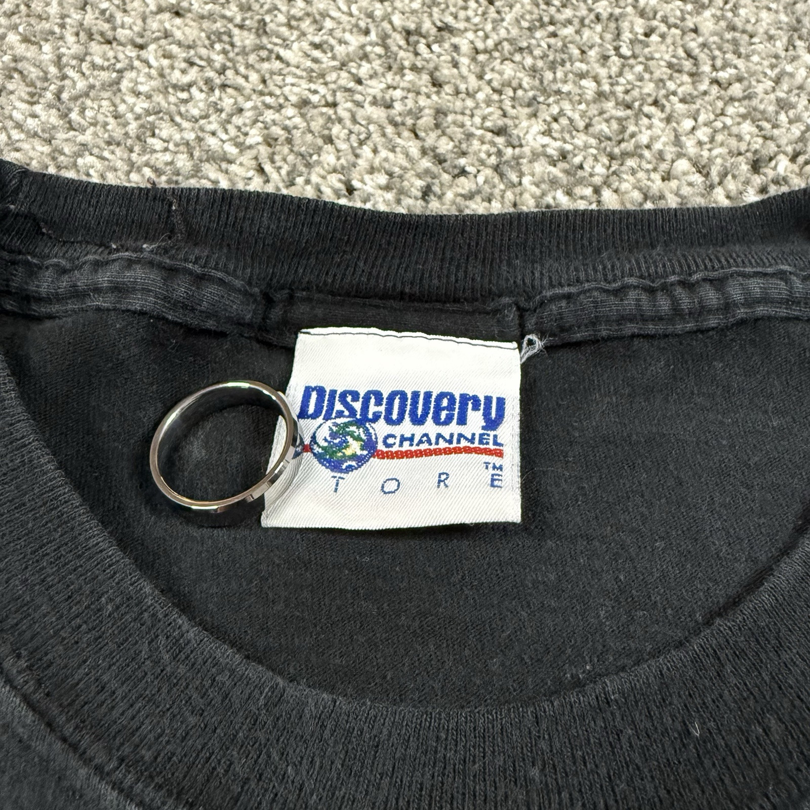 Vintage Discovery Channel TLC Trading Spaces T-Shirt Xl Promo Black Short Sleeve gallery