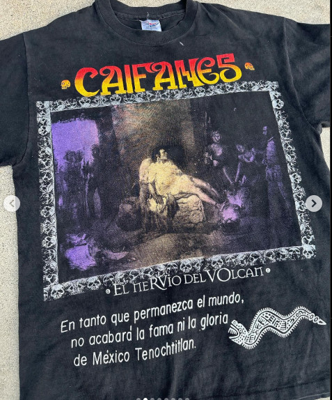 Vtg style Caifanes rock punk music tour short sleeve shirt reprint VK03448