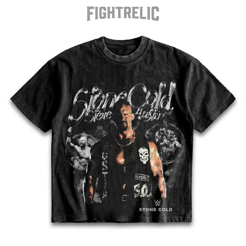 Stone Cold Men’s Shirt Champions Sports Shirt Gift for Him Made In USA.