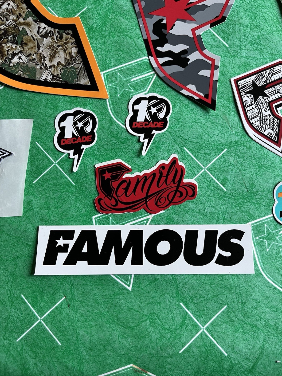 Famous Stars And Straps Camo Sticker Set gallery
