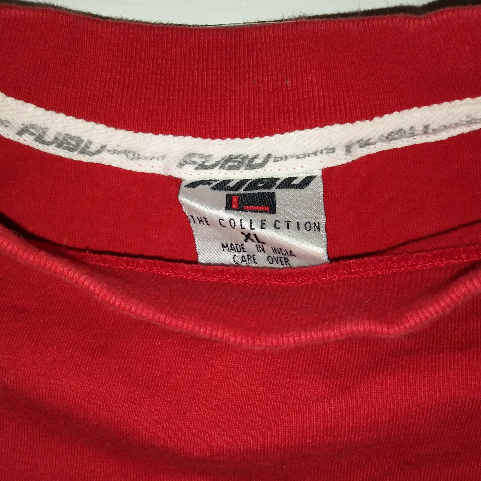 Fubu Old School Mens Hvy T Shirt Size XL See Measurement (Big) Sport Col. Red gallery
