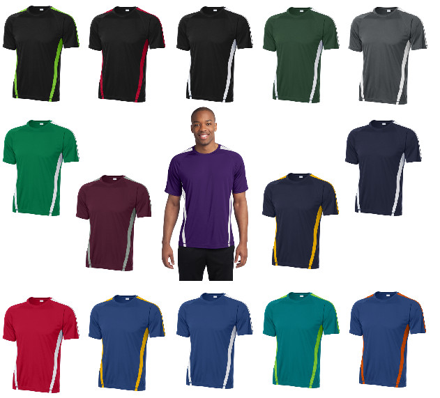 Sport Tek Mens Competitor Dri Fit Workout T shirts Sizes XS-4XL NEW ST351 gallery