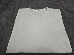 Gustin Jeans Pale Sage Worn Lightweight Lounge Athleisure Tshirt SZ Large