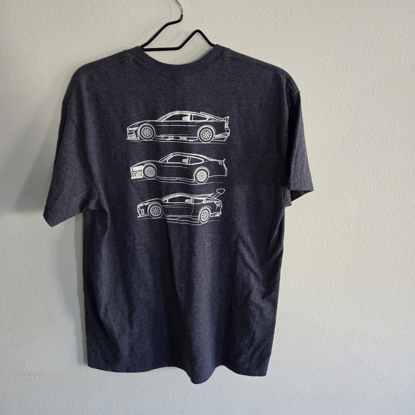 Ford Performace Cars Graphic T-shirt Nascar Gildan Racing Tee Size Large Blue L gallery
