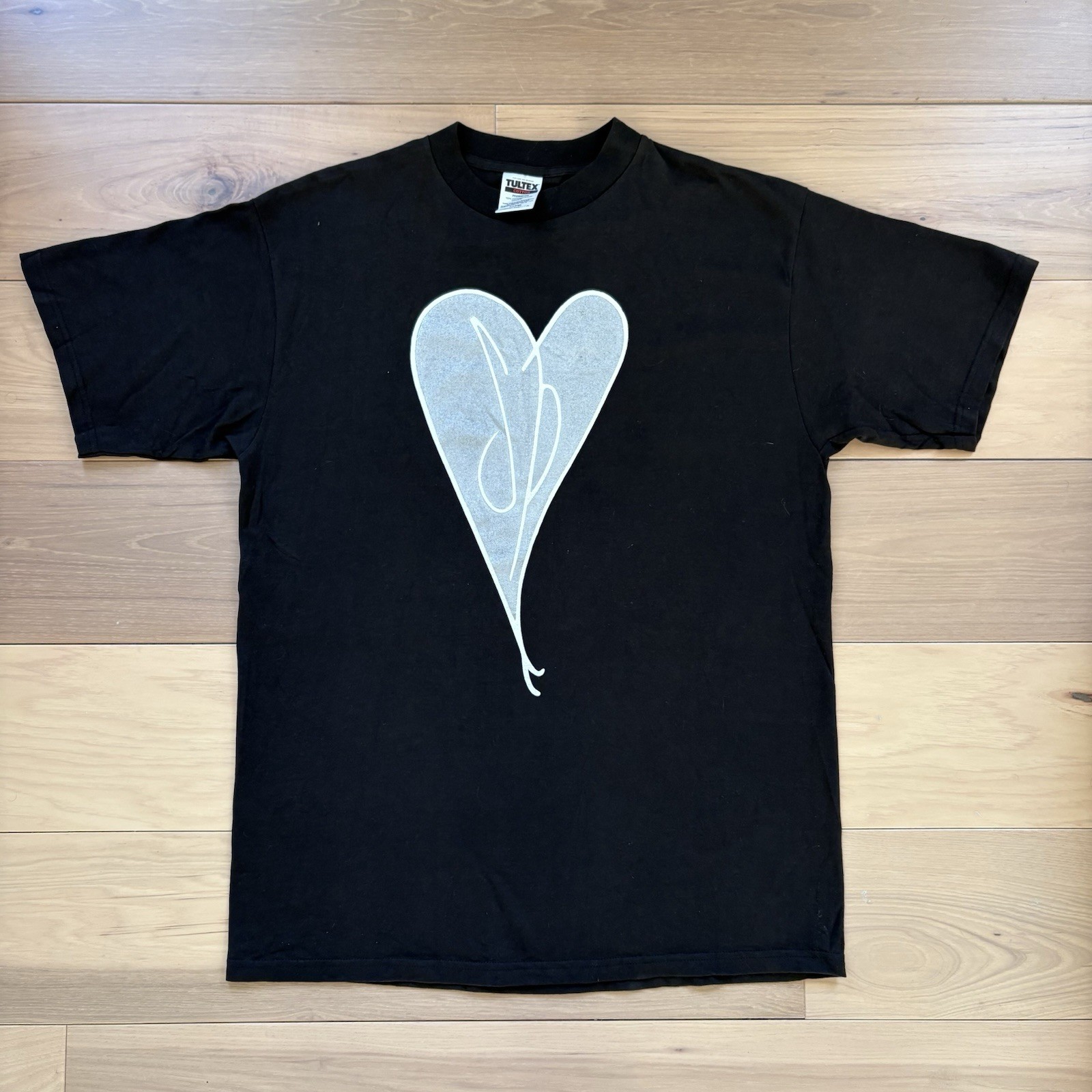 Vintage Smashing Pumpkins Mellon Collie Heart Logo Shirt Size XL Black 90s