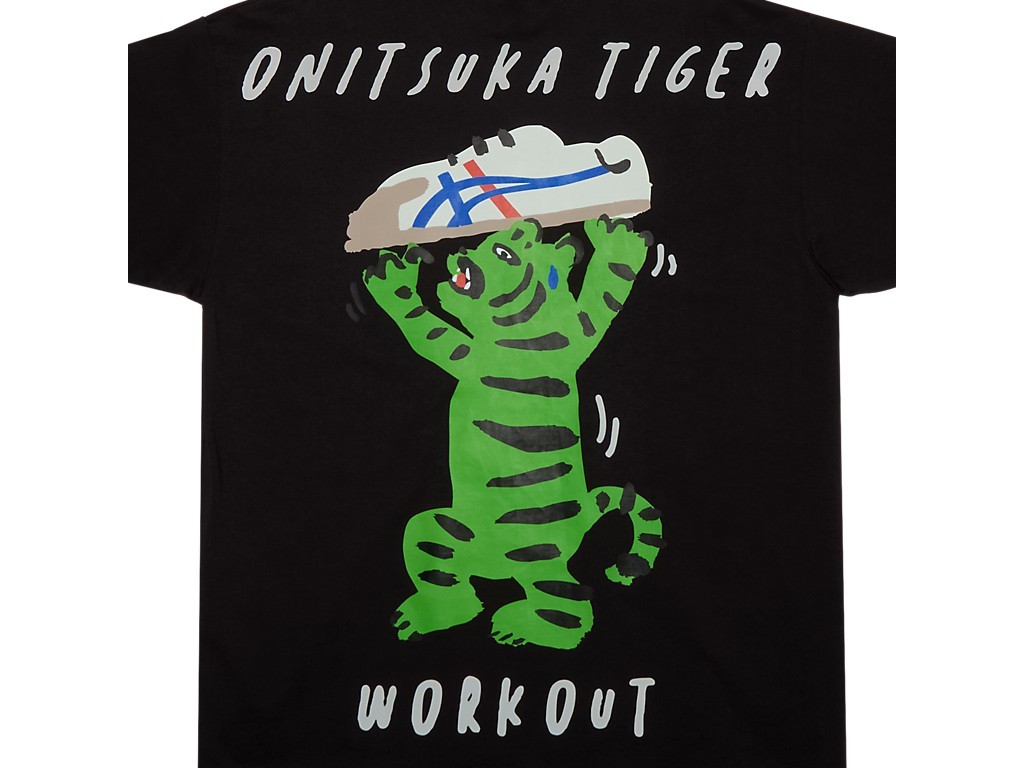 Onitsuka Tiger OVERSIZED GRAPHIC TEE T-shirt, Black, 2183B623 gallery