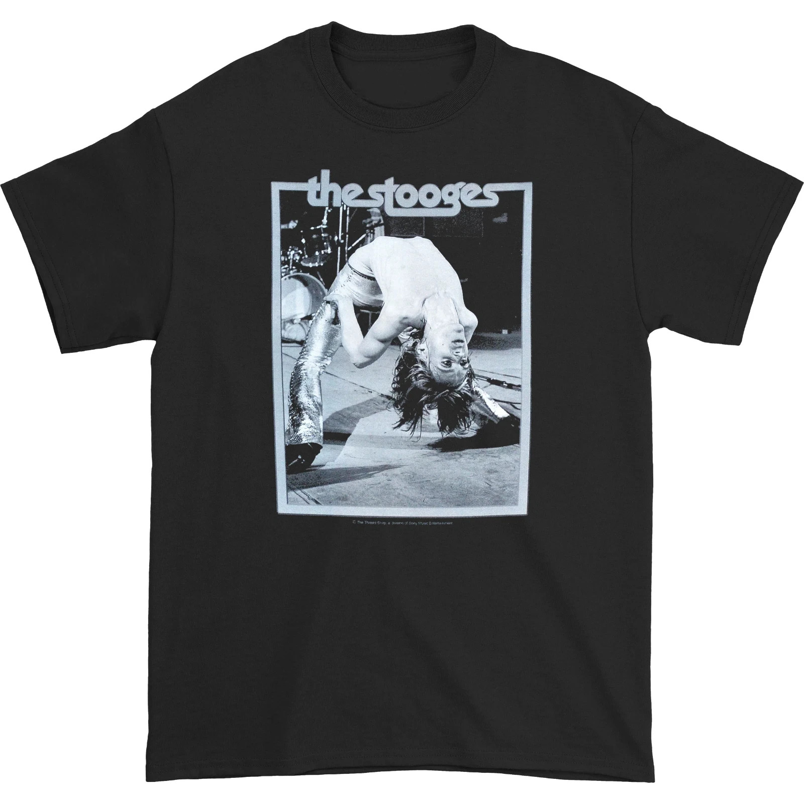 Vintage The Stooges band Cotton Black Shirt Unisex Concert S to 5XL AC202