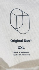 Original Use Mens Off-White Graphic Crew Neck Long Sleeve T-Shirt XXL NWT