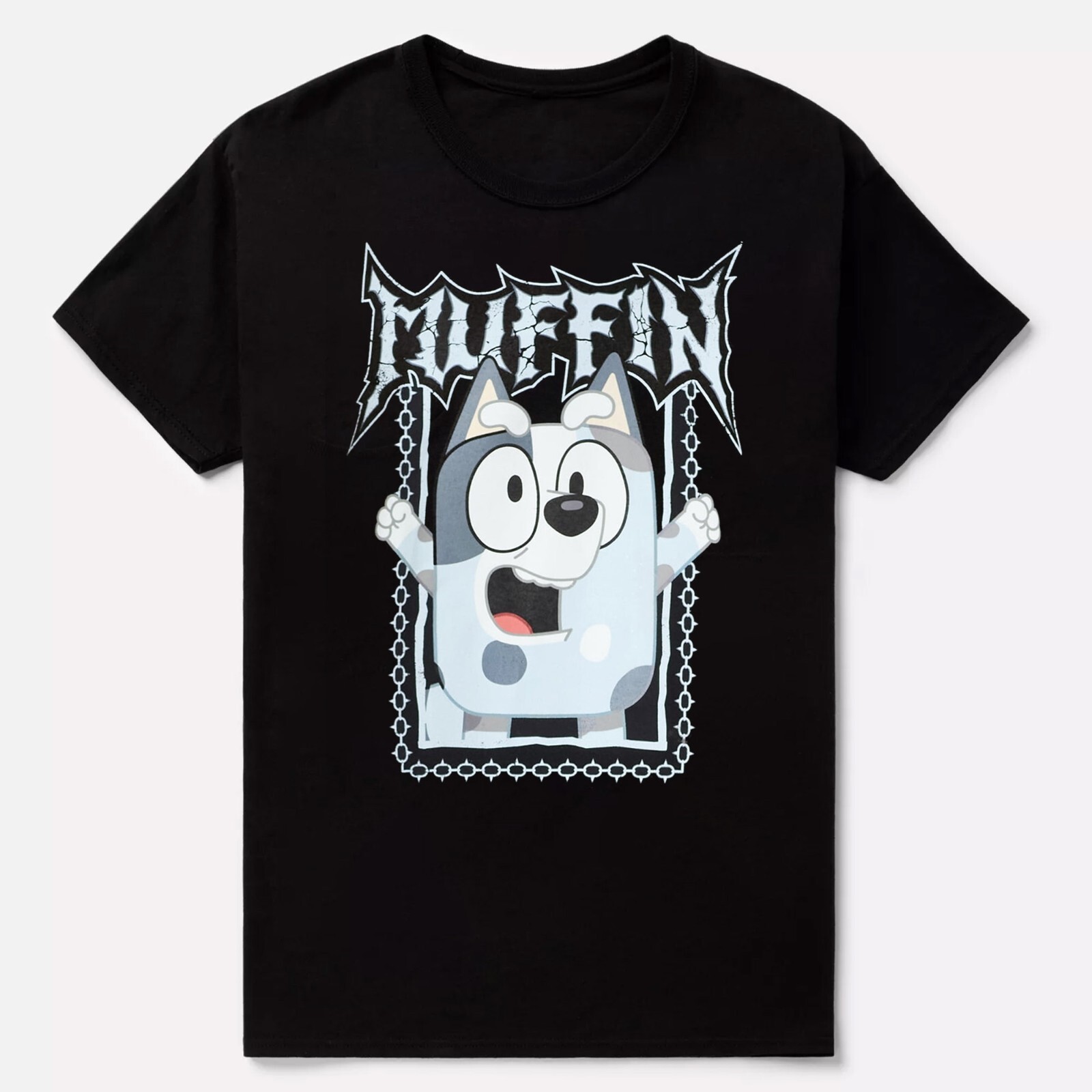 Retro Funny Muffin Metal Cartoon Tee Unisex Short Sleeve Shirt S-5XL gallery