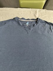 Johnnie-O Featherweight UPF 50 Short Sleeve Blue Tshirt Size XL