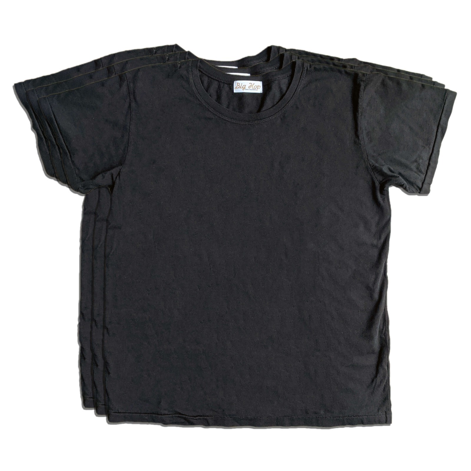 Supima Cotton T-Shirt USA Made – Slim Fit Ultra Lightweight – Black gallery
