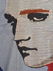 Embroidered Hand Printed Elvis Presley T Shirt Cotton Thailand Unique Rare Small