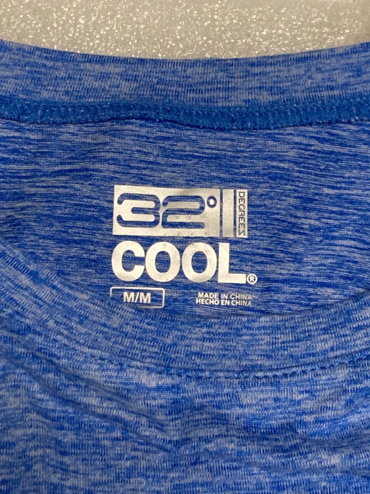 New With Tags 32 Degrees Cool Blue Eyes T-Shirt Crew Neck Short Sleeve Size M gallery
