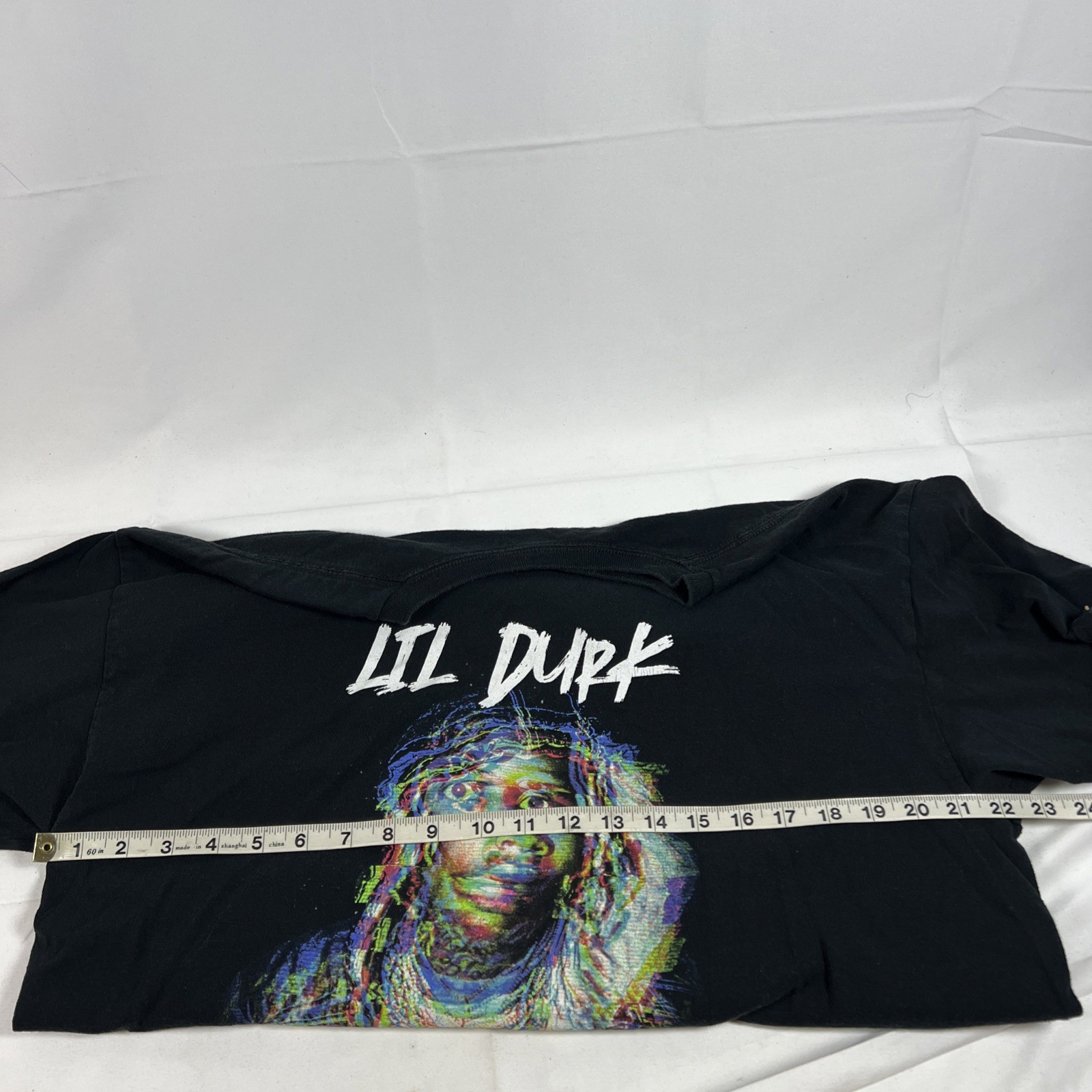 Lil Durk Shirt Mens XL Black Blue Rap Hip Hop Music Concert OTF Only Family gallery