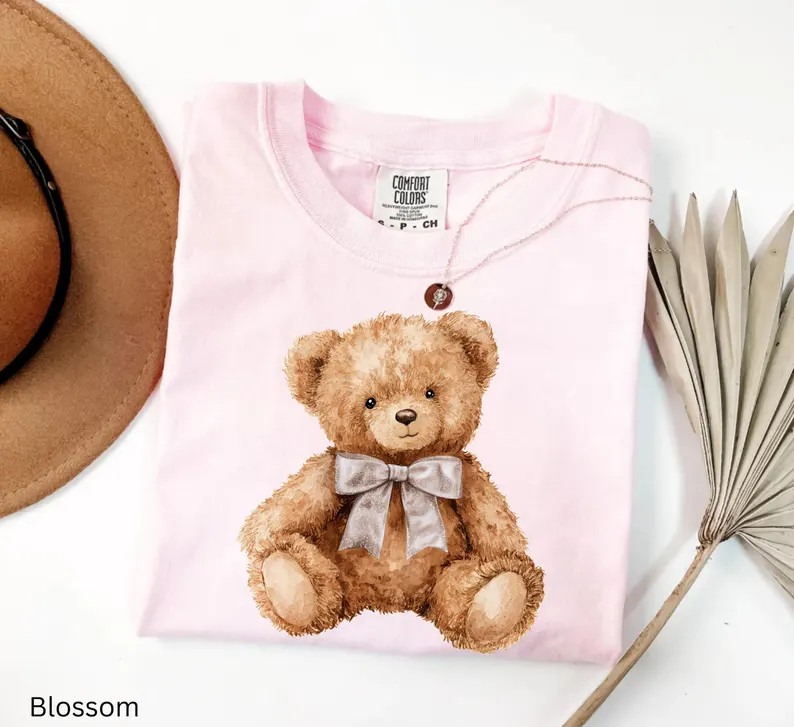 Teddy Bear Comfort Tee Cute Animal Lover Gift Shirt gallery