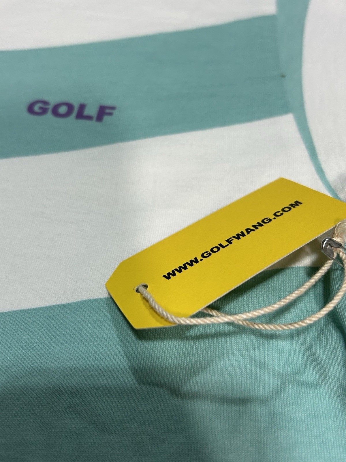 Golf Wang 2016 Wavy Striped Teal/White/Purple NWT Tyler The Creator Flower Boy gallery