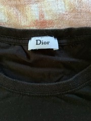 Dior Black Graphic Logo Print Men’s Crew Neck Short Sleeve T-Shirt XXL red desc