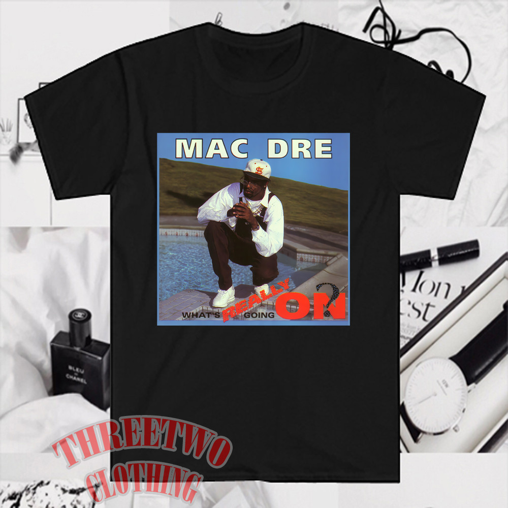 Mac Dre What's Really Going On Men's Black T-Shirt Size S to 5XL gallery
