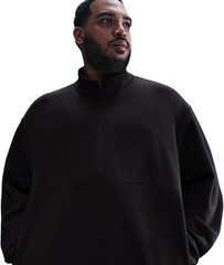 Nike 24.7 ImpossiblySoft Men’s Dri-FIT 1/2-Zip Top (HQ6953-010, Black/Dark Smoke