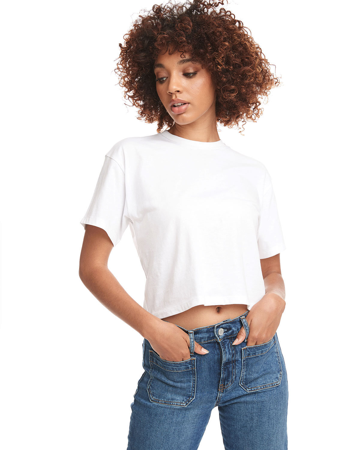Next Level 1580NL Ladies Ideal Crop T Shirt gallery
