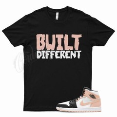 Black BUILT T Shirt for Air J1 1 Crimson Tint Pink Arctic Orange Dunk High