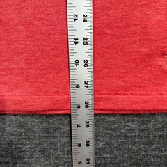 Lands End Mens Medium Red Heathered Short Sleeve Crewneck T-Shirt RN168874