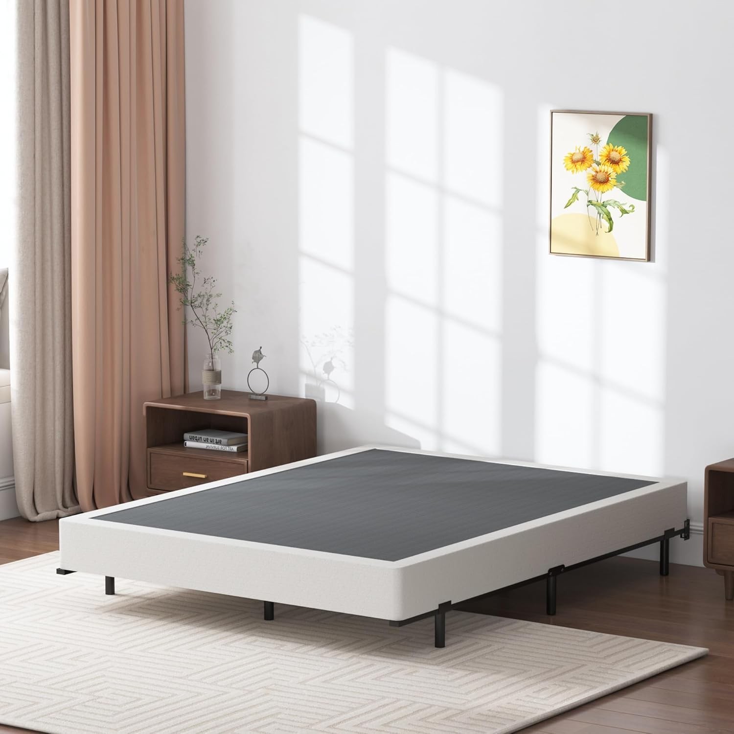 King Box Spring 7 Inch King Size Box Spring & Cover Set 3000lbs Heavy Duty Metal gallery