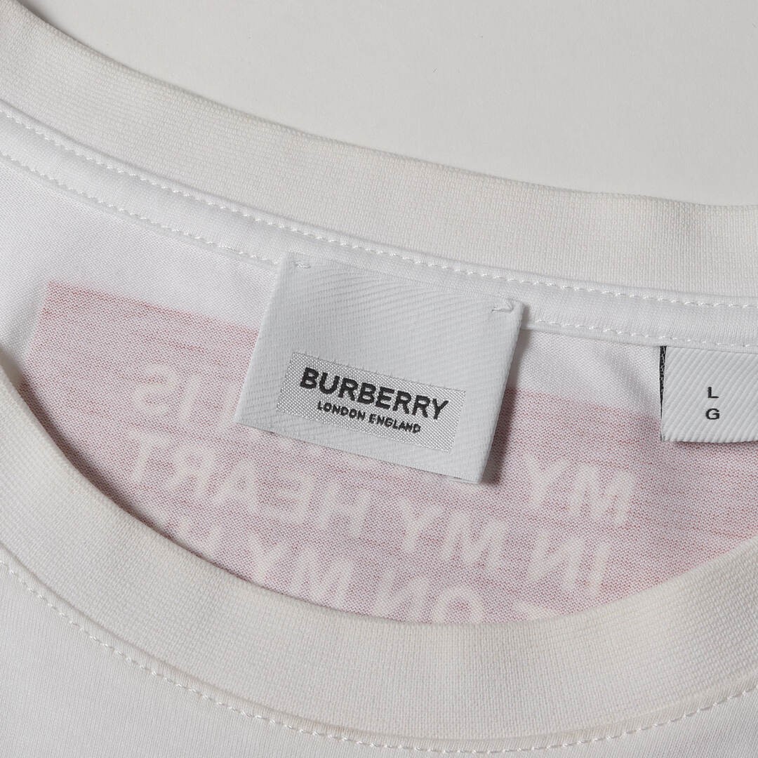 BURBERRY T-shirt White Size: L | 21SS Tissue Horseferry Multi-logo Used BEEG-0 gallery