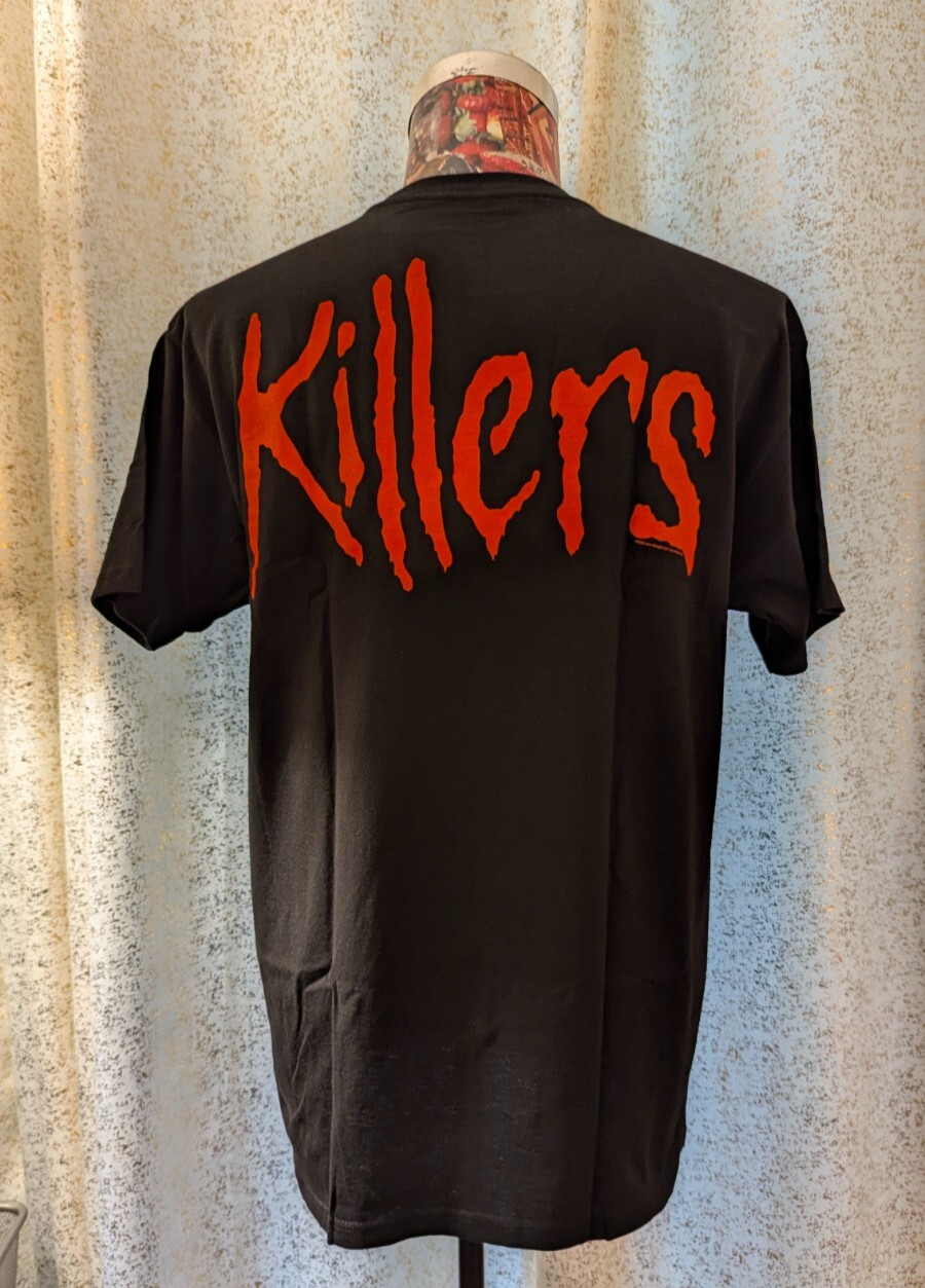 OFFICIALLY LICENSED IRON MAIDEN KILLERS DOUBLE-SIDED ROCK BAND T SHIRT gallery