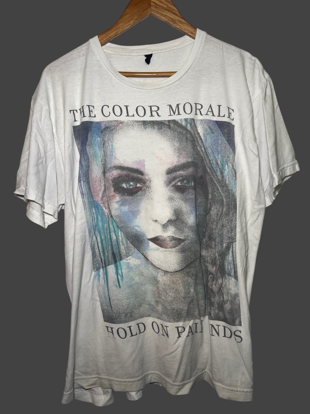 The Color Morale Shirt Mens XL Hold On Pain Ends Band Tee Tultex gallery