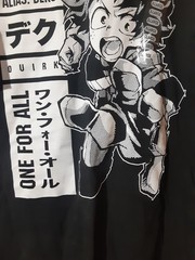 My Hero Acadamia NWT Graphic Tshirt Black Short Sleeve Men’s Size XL Cartoon