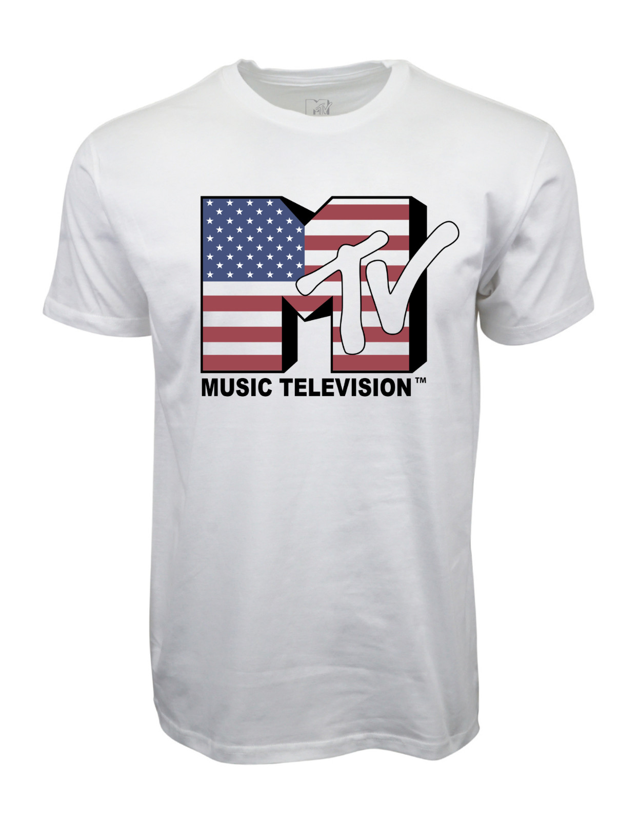 MTV MUSIC FLAG LOGO GRAPHIC T SHIRT gallery
