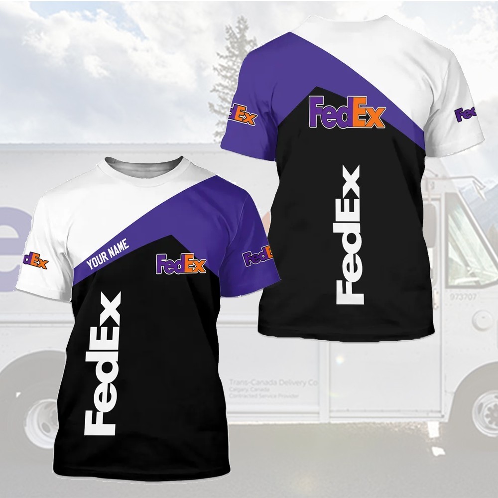 Personalized FedEx Shirt Classic All Over Frinted Full Size S_5XL, FedEx Gift gallery