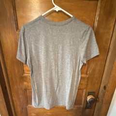 Anvil Men’s Gray Lightweight Graphic Print Crew Neck Short Sleeve T-Shirt S