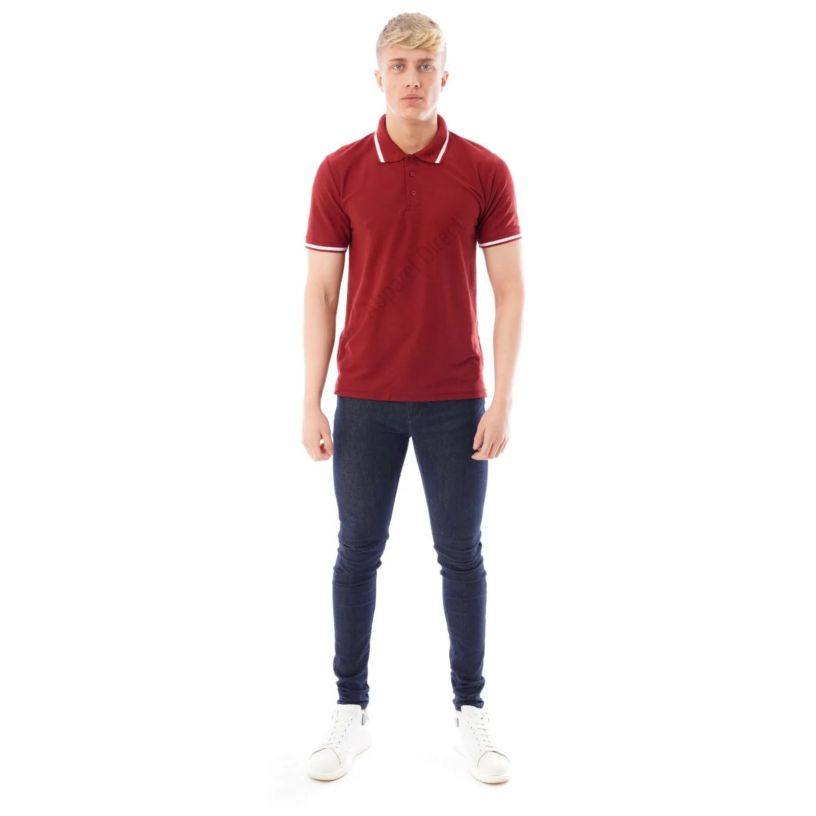 4 & 6 Pack Mens Polo Shirt Short Sleeve Tipping Plain Pique Top TShirt Tee gallery