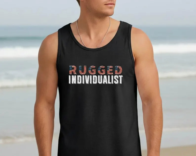 rugged individualist mens tank top gallery