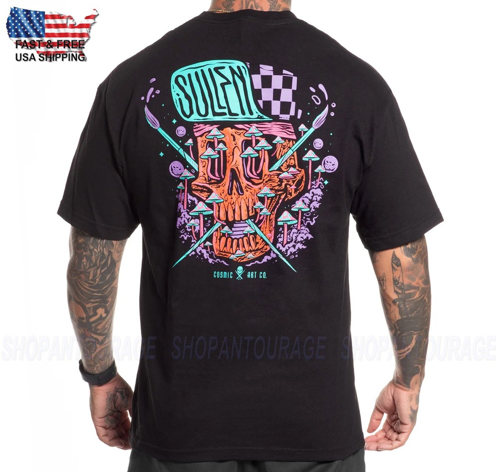 Sullen Art Collective Cosmic Standard Fit SCM6500 New Short Sleeve Men`s T-shirt