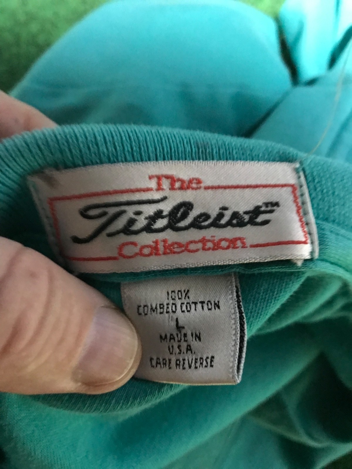 Titleist Golf Polo shirt Oak Tree Large L Buttons OakTree see description c10 gallery
