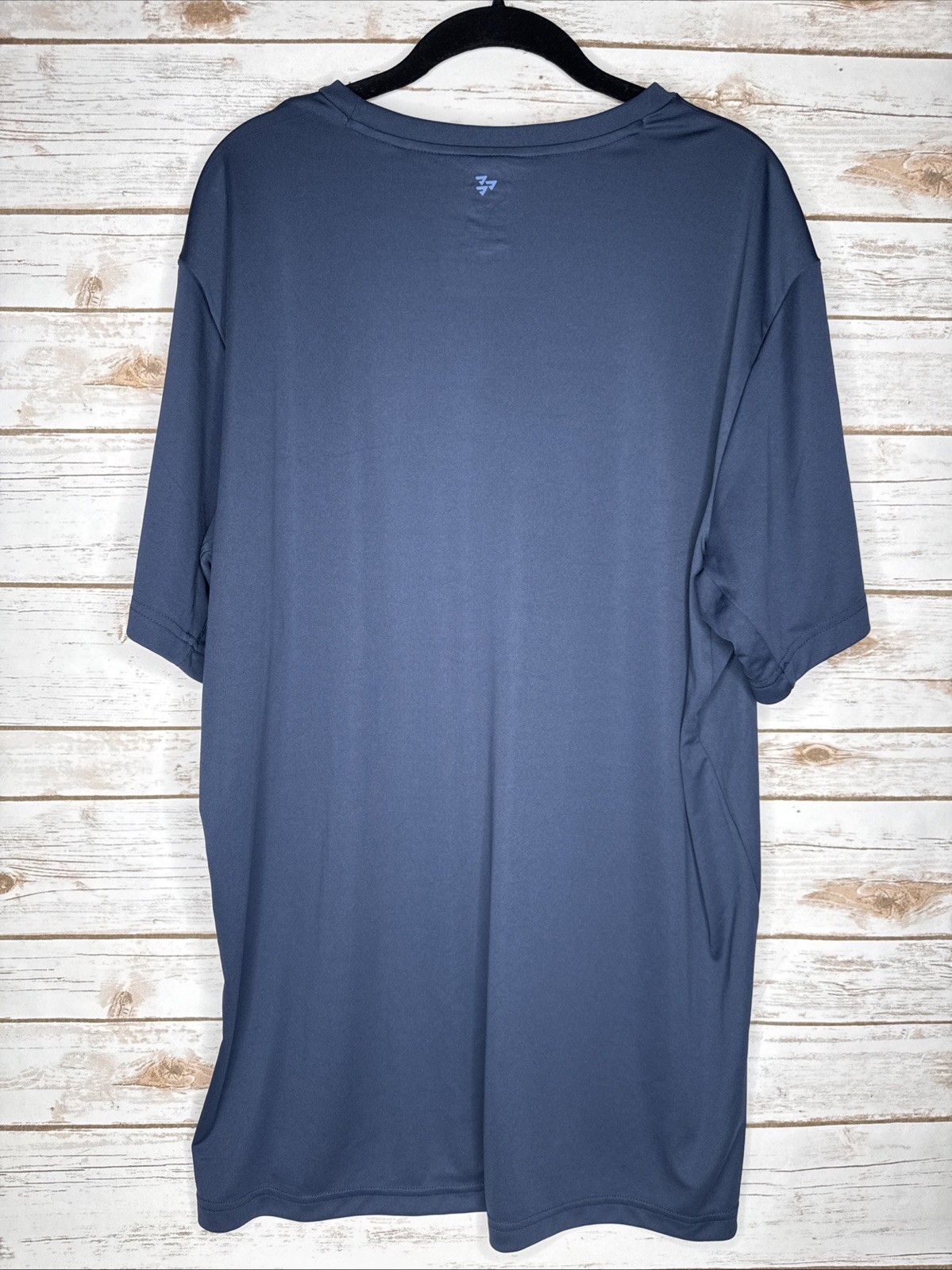 Tek Gear Dry Tek T-Shirt Short Sleeve Crew Neck Athletic Dress Blue Men's XLT gallery