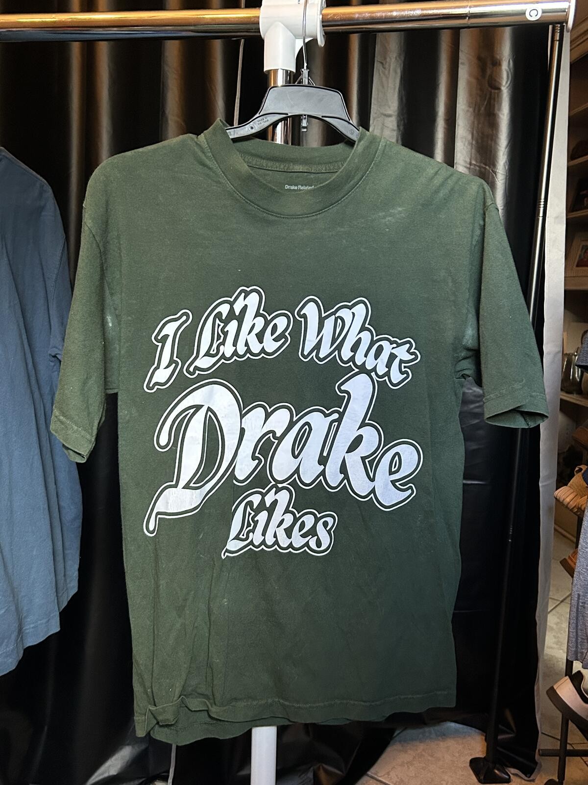 Drake Related It's All A Blur Tour Graphic Tee Green Size S gallery