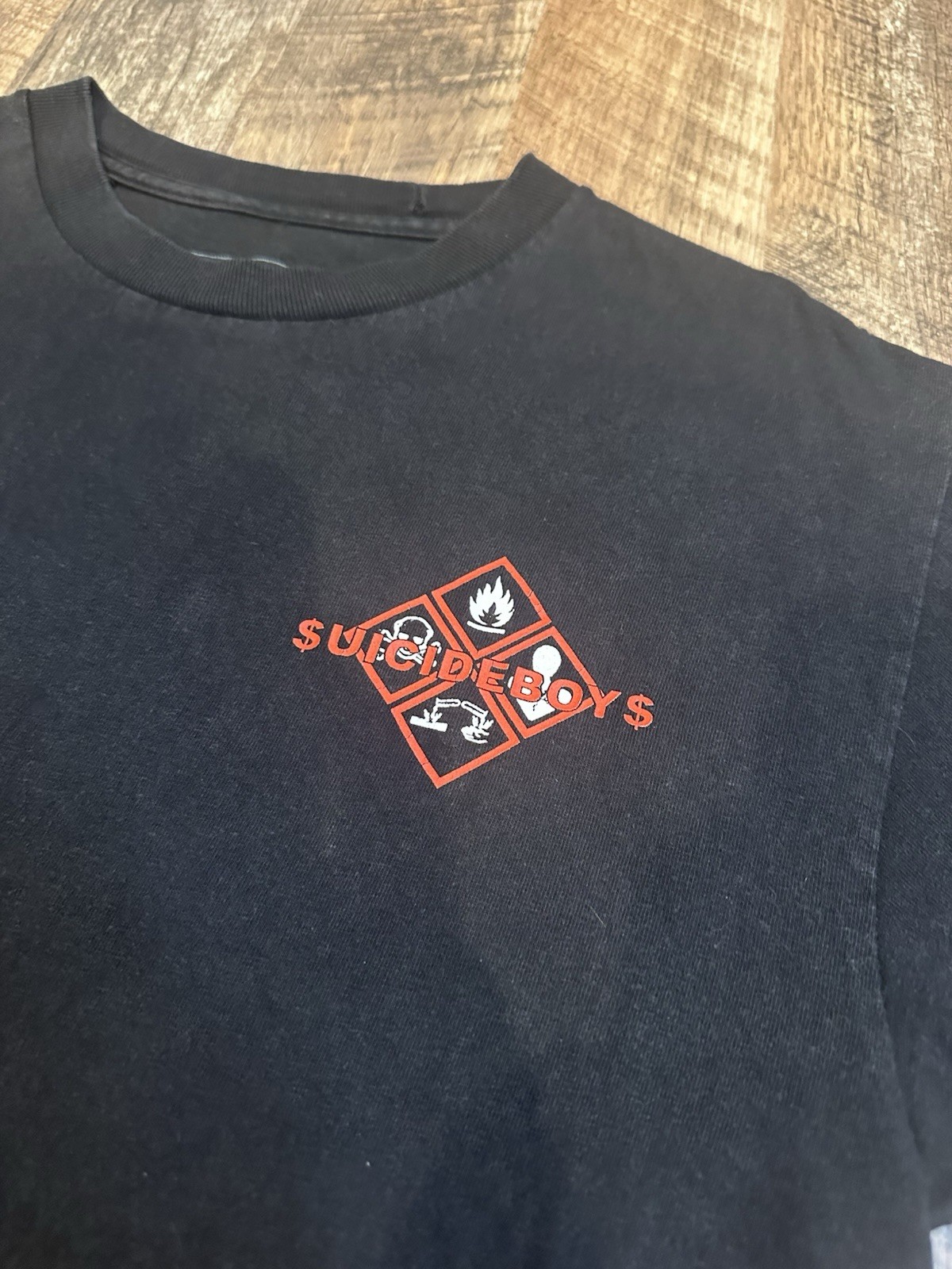 G59 Records SuicideBoys Hazard Danger Label Logo Shirt Tee gallery