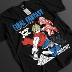 Final Fantasy VII Shirt Cloud Tshirt Sephiroth T-Shirt Tifa Aerith Anime Tee