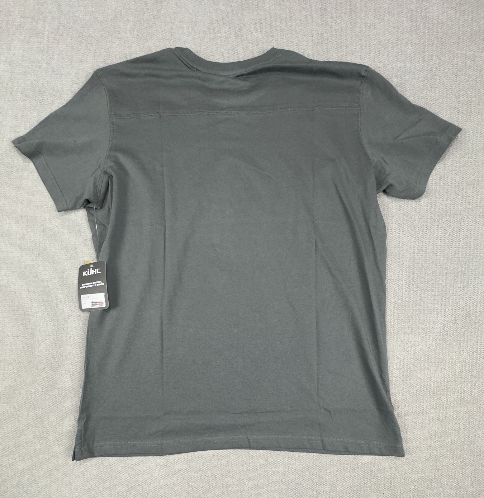 Kuhl Shirt Men Extra Large Cotton Gray Hiking Trek Mountain Logo New gallery