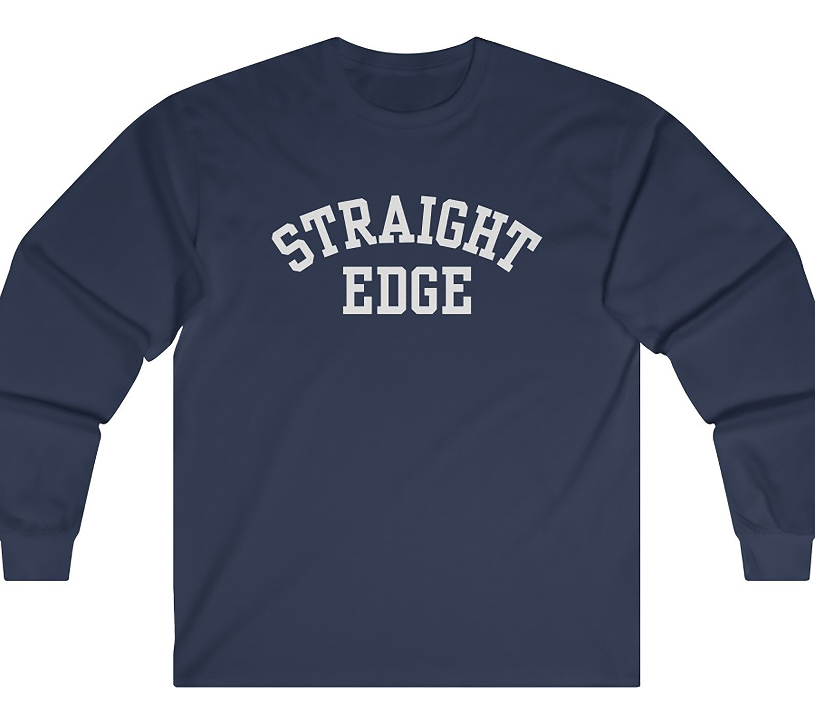 STRAIGHT EDGE Drug Free sxe XXX Minor Threat – Long Sleeve T / Crewneck Fleece