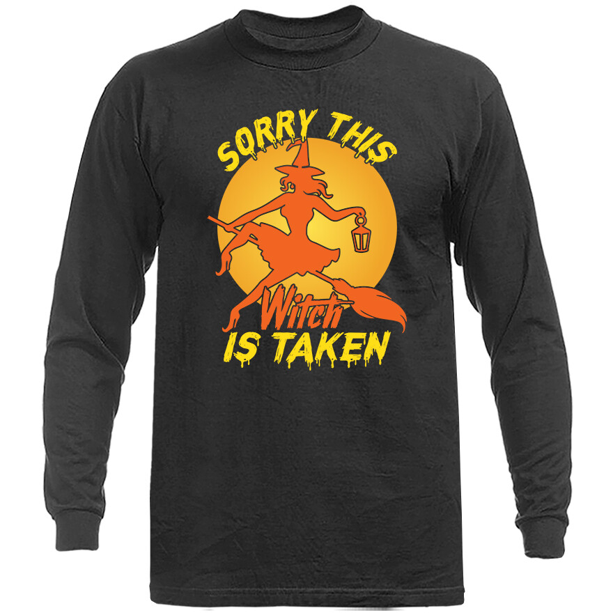 Halloween Costume Spooky Witches Pumpkin Ghost Long Sleeve T-Shirt