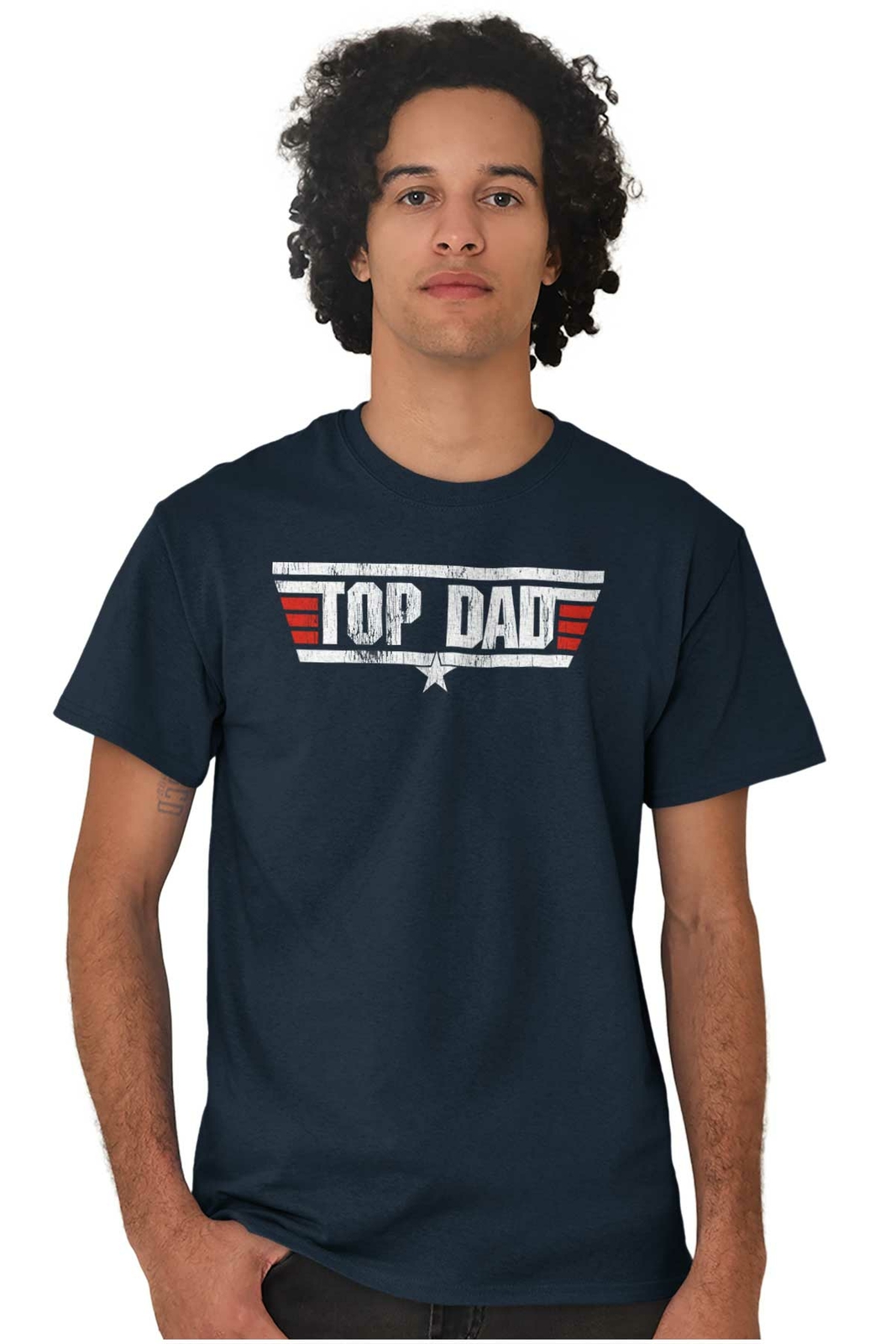 Top Dad Father's Day Best Ever Birthday Gift Mens Casual Crewneck T Shirts Tees gallery