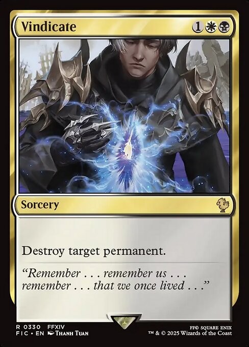 Vindicate 330 R Normal FIC MTG NM