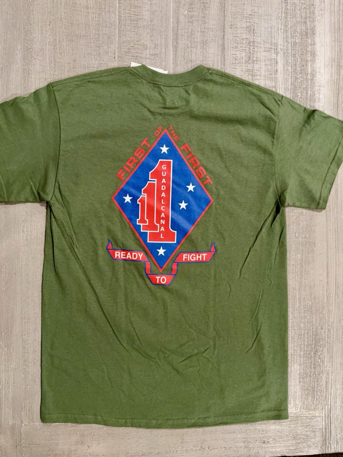 UNITED STATES MARINE CORPS USMC 1st BATTALION 1st MARINES (1/1) T-Shirt - Sz XL gallery